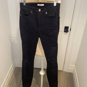Good American GOOD LEGS black skinny jeans